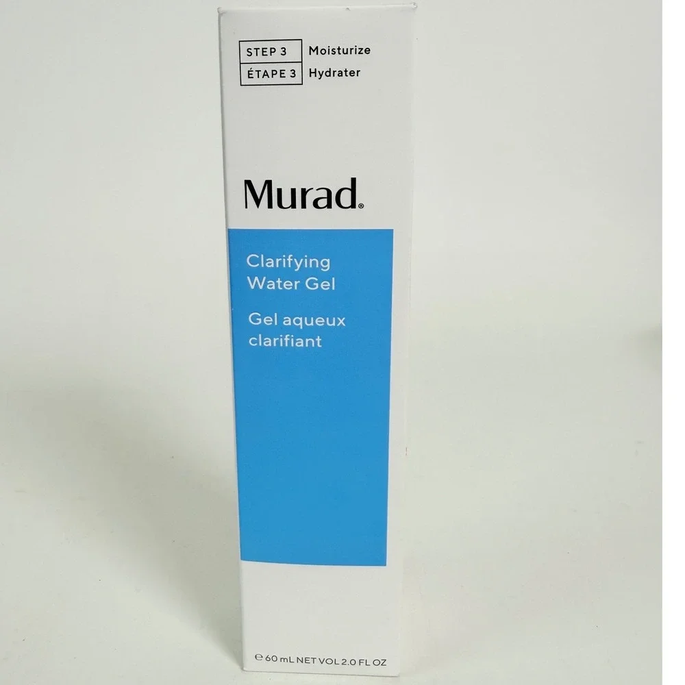 Murad Moisturizer Clarifying Water Gel Salicylic Hyaluronic Acid Acne 2 oz New